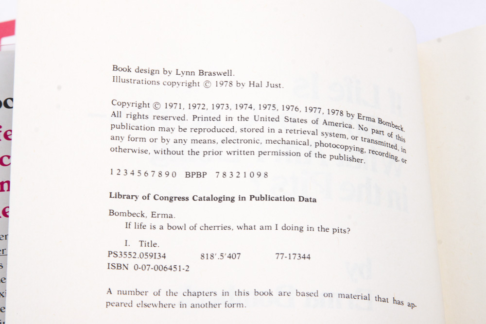 1980s Erma Bombeck Autographed Books