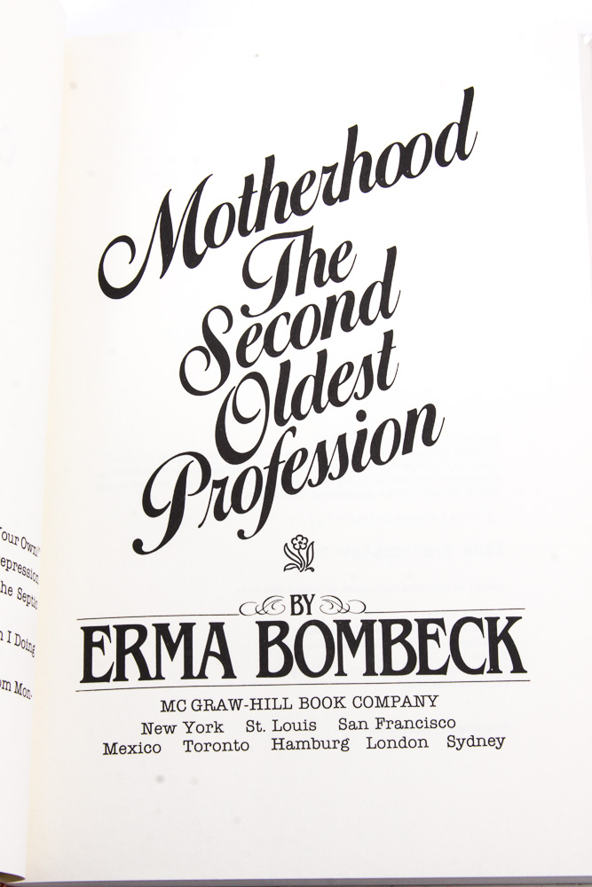1980s Erma Bombeck Autographed Books