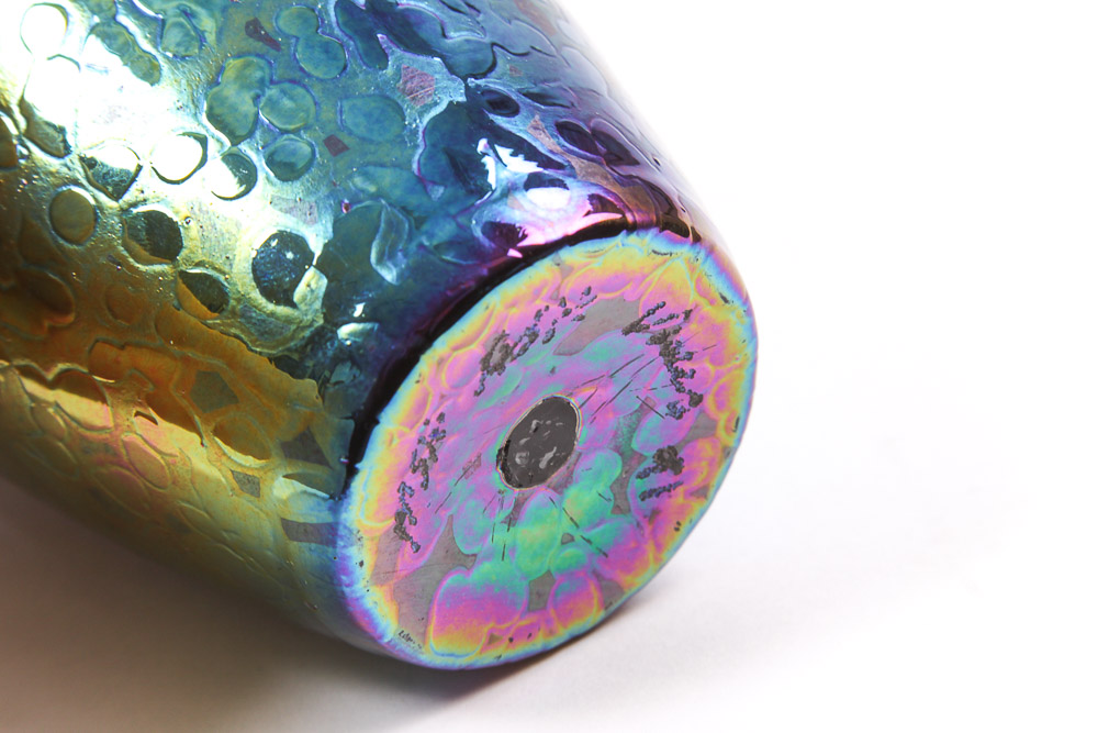 Iridescent Art Glass Vase