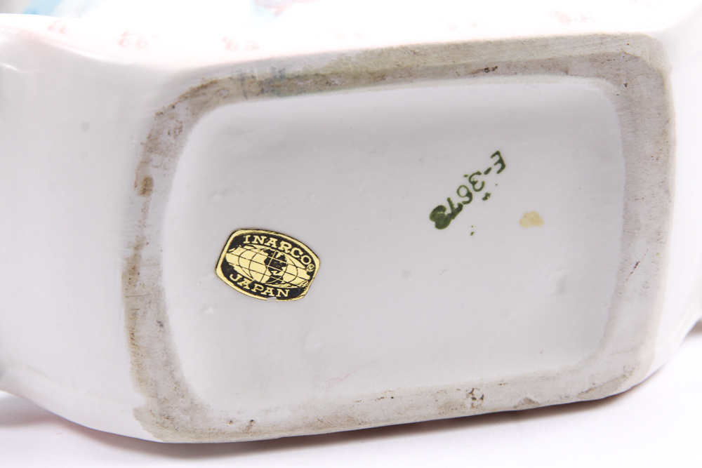 Vintage Inarco Ceramic Rocking Horse Planter