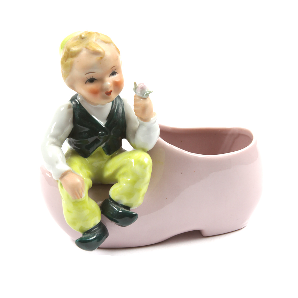 Vintage Lefton China Figurine of A Boy