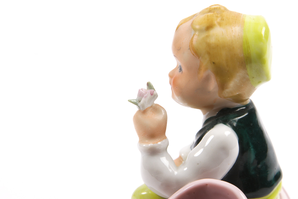 Vintage Lefton China Figurine of A Boy