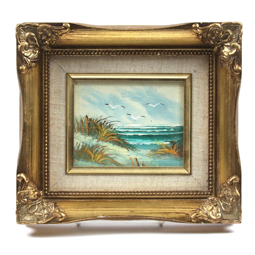 Original Oil Painting of Ocean Scene