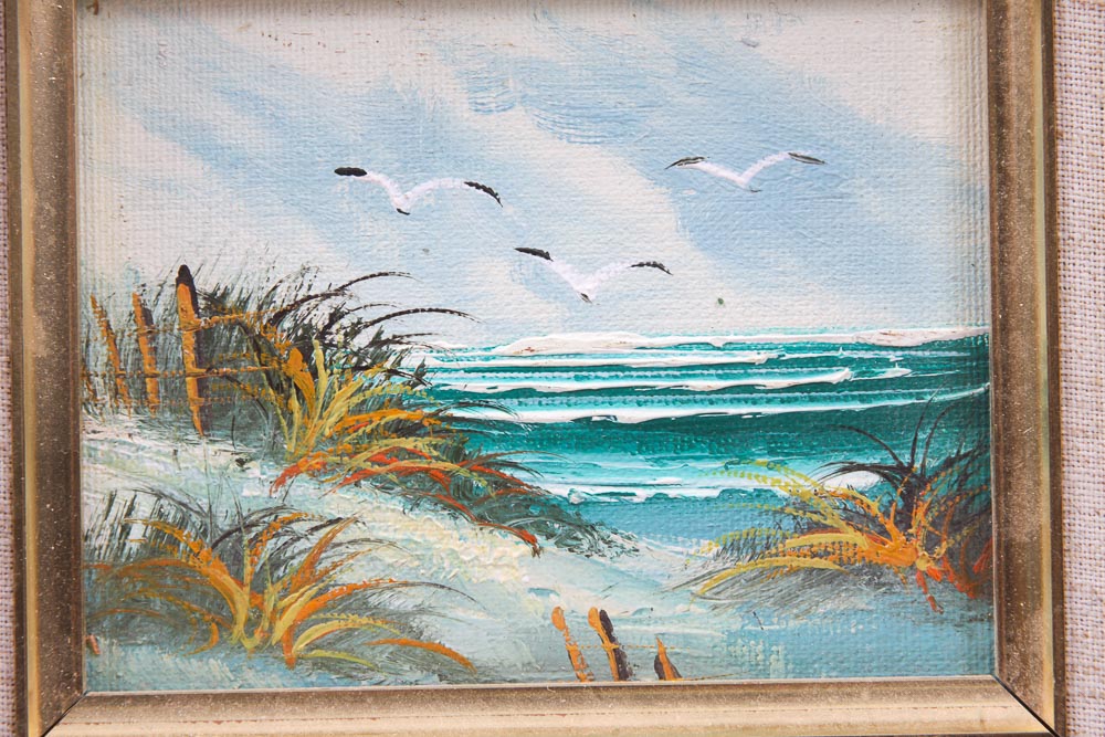 Original Oil Painting of Ocean Scene