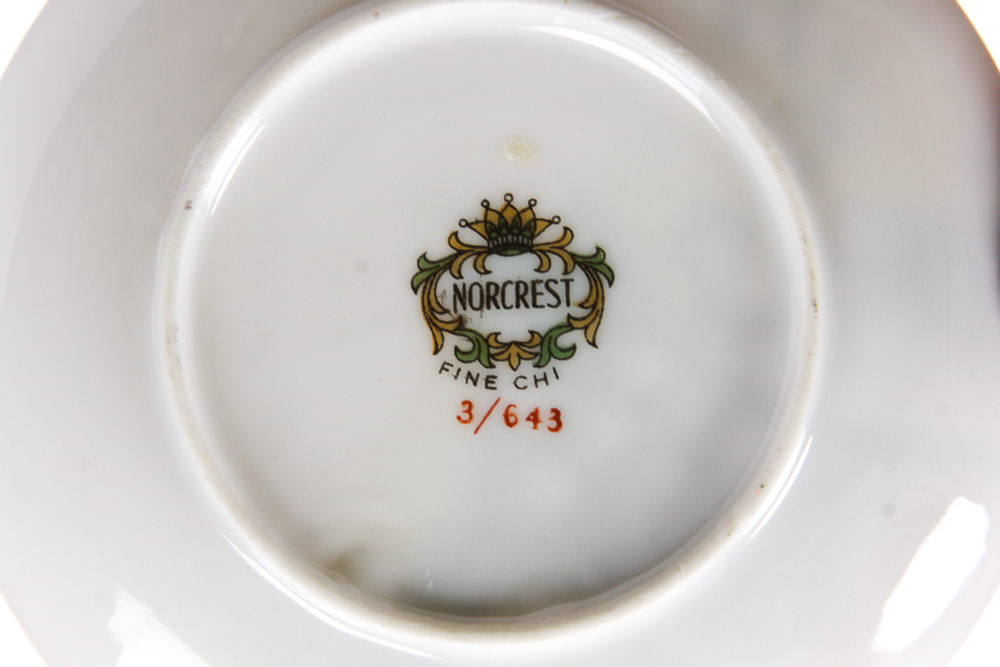 Porcelain Cups and Saucers Featuring Lefton