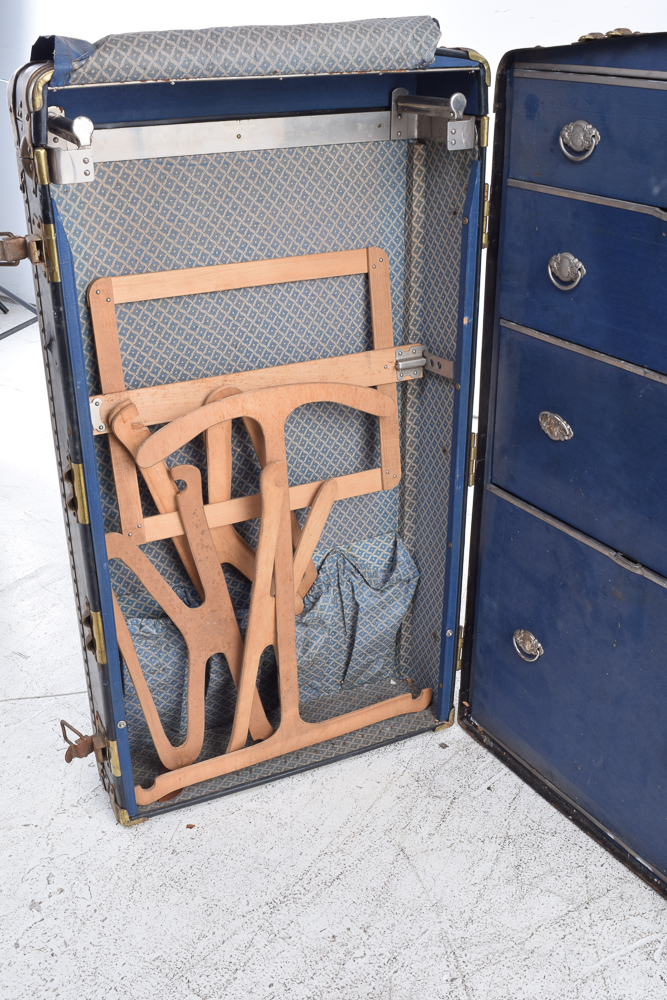 Vintage Steamer Wardrobe Trunk