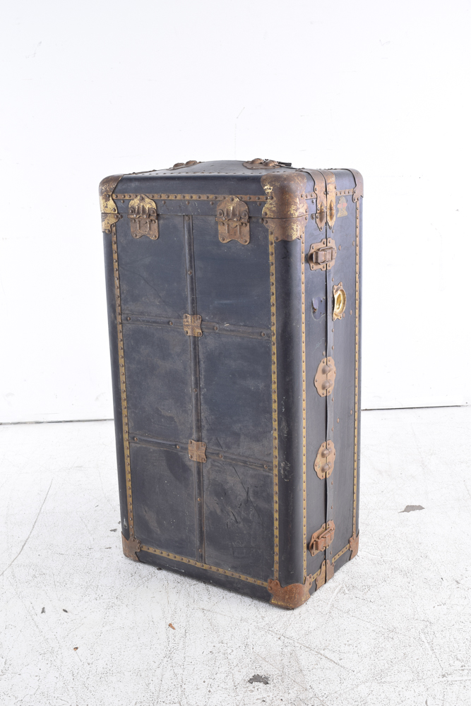 Vintage Steamer Wardrobe Trunk