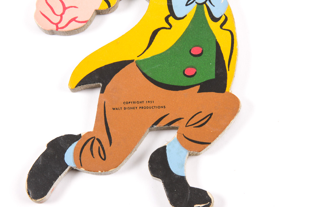 1950s "Alice in Wonderland" Sewing Cards and "Pin-Ups" Wall Décor