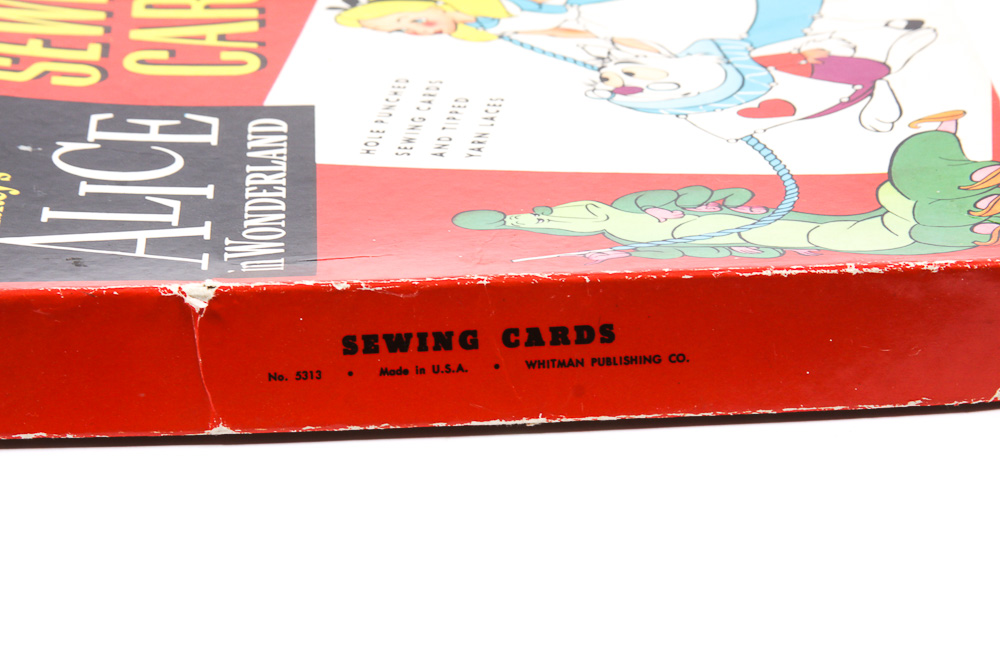 1950s "Alice in Wonderland" Sewing Cards and "Pin-Ups" Wall Décor