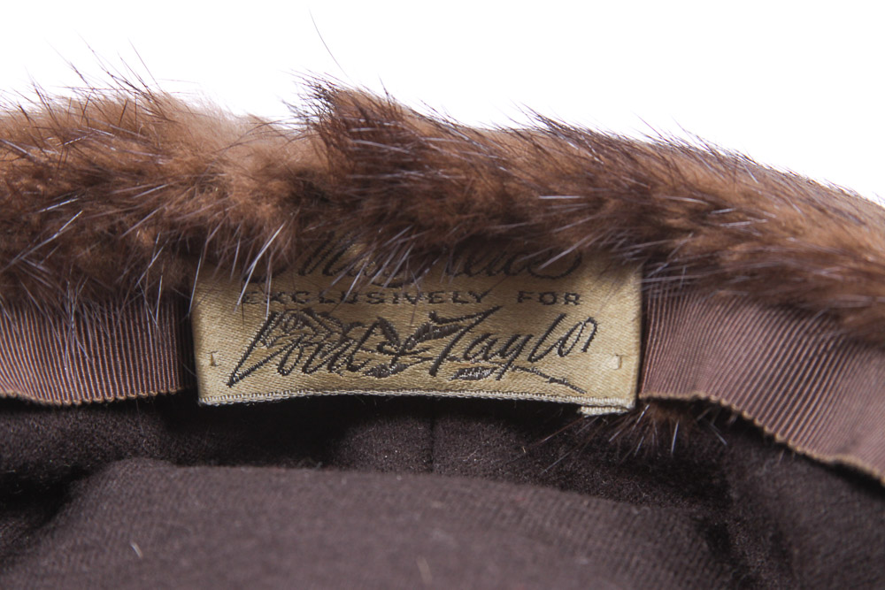 Vintage Mink Hat with Box