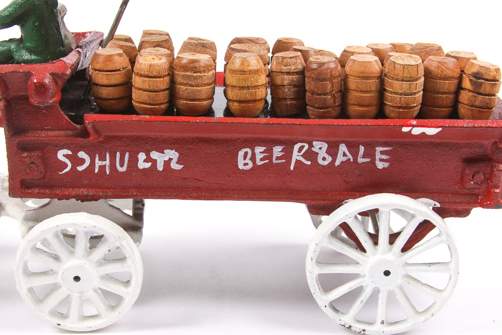 Cast Iron Beer Wagon