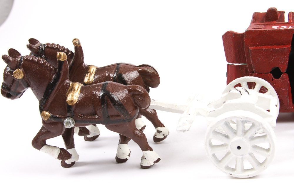 Cast Iron Beer Wagon