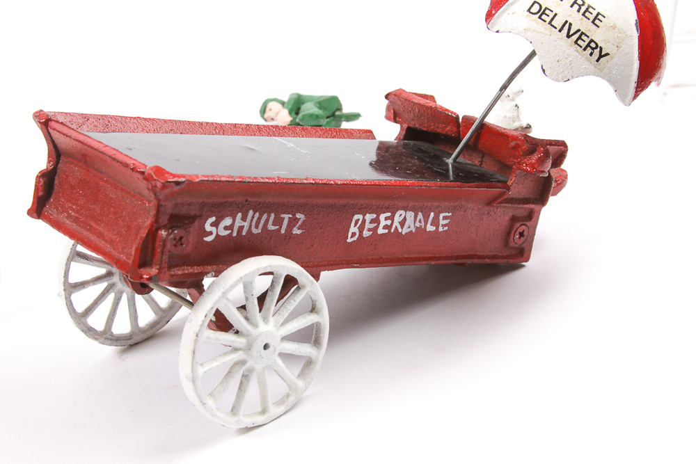 Cast Iron Beer Wagon