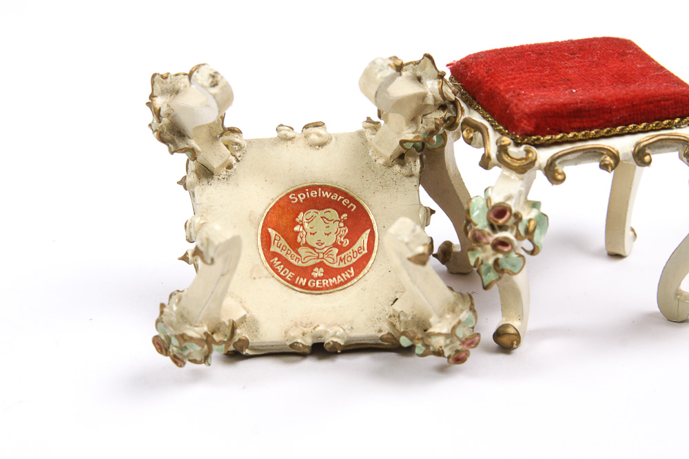 Vintage Dollhouse Furniture Including Marx