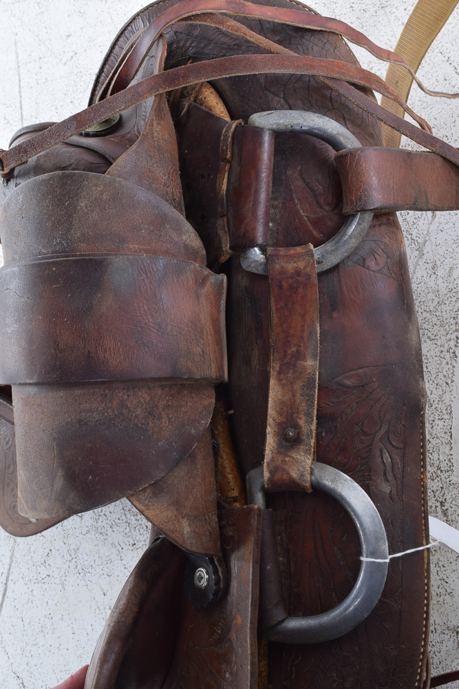 Leather Western Roping Saddle