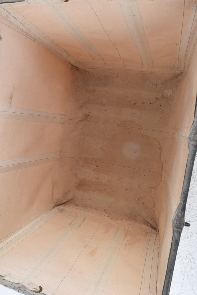 Vintage Industrial Laundry Basket