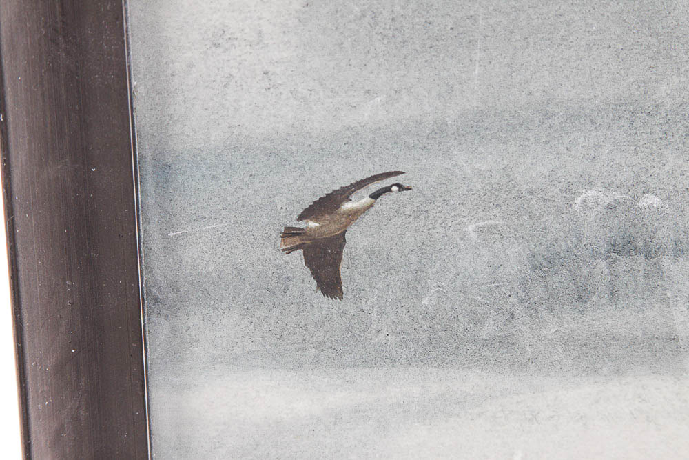 Dennis Watercolor Painting "Dropping Down"