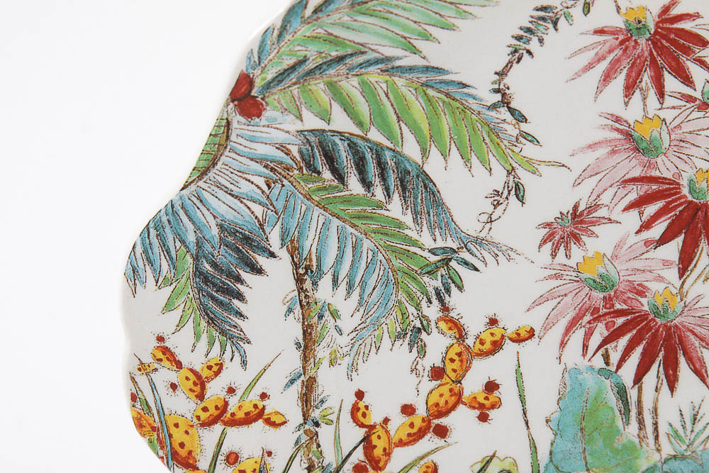 Gien "Tamarin" Cake Platter