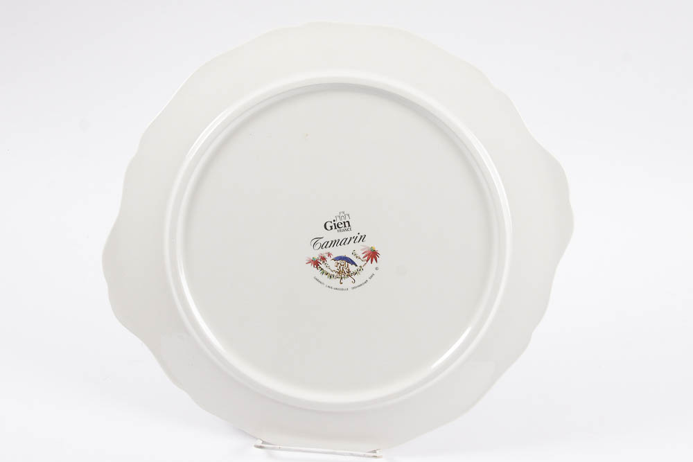 Gien "Tamarin" Cake Platter