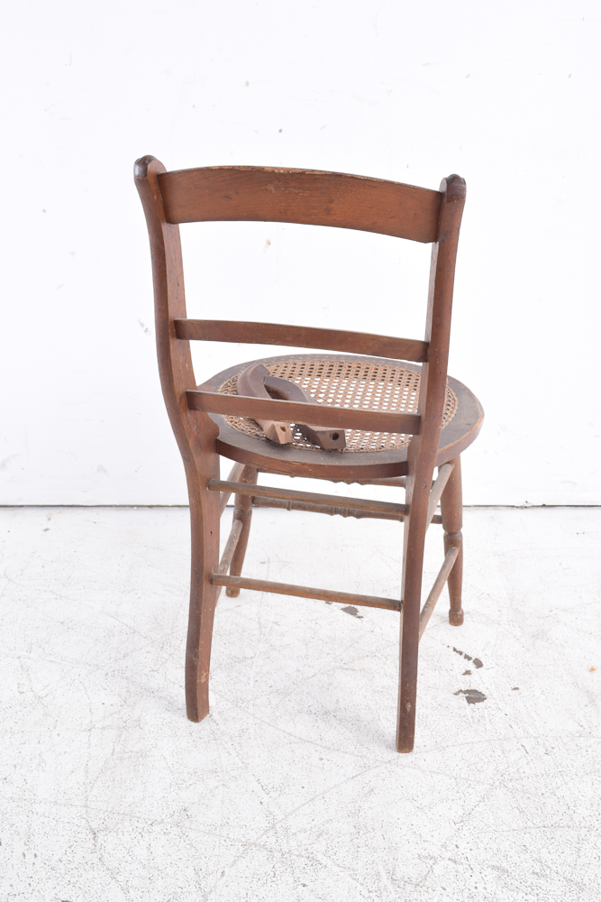 Vintage Cane Seat Side Chairs