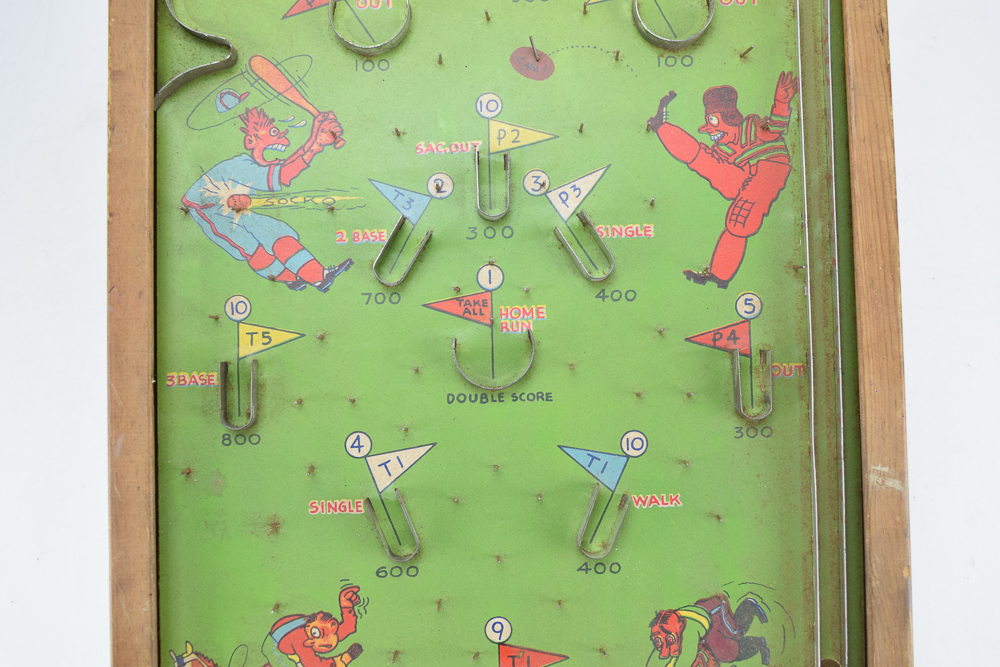 Vintage Bagatelle Poosh-M-Up "Big 5" Ball Bearing Game
