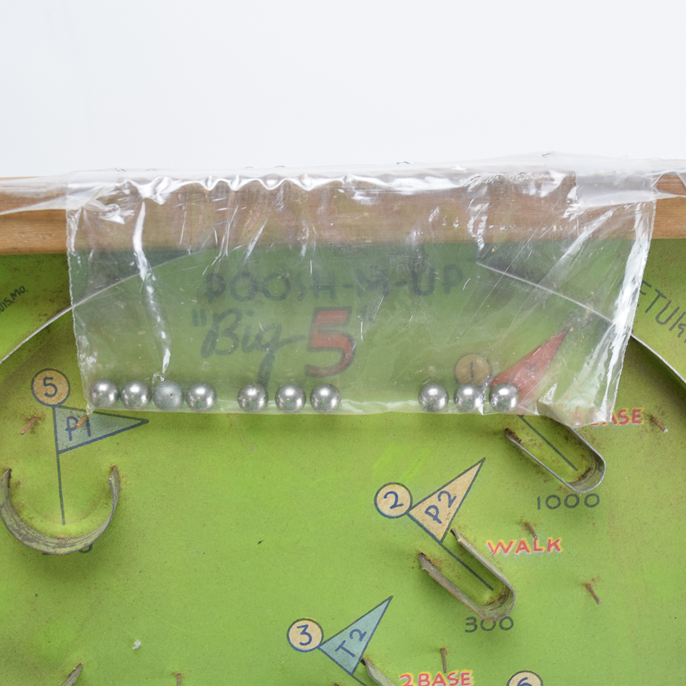 Vintage Bagatelle Poosh-M-Up "Big 5" Ball Bearing Game