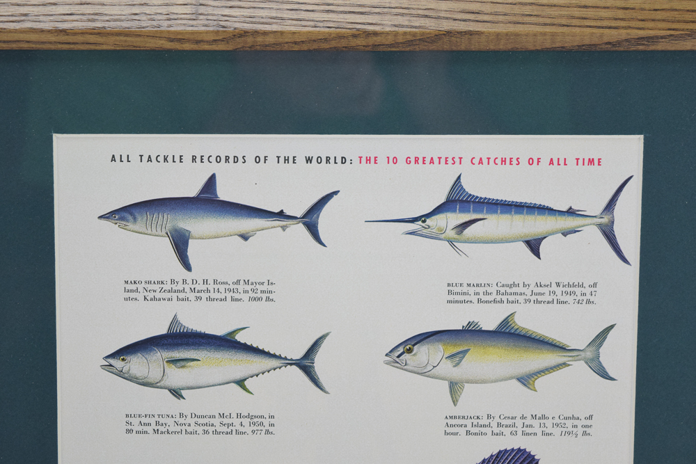 Page from 1952 "Esquire" Featuring "The 10 Greatest Catches of All Time"