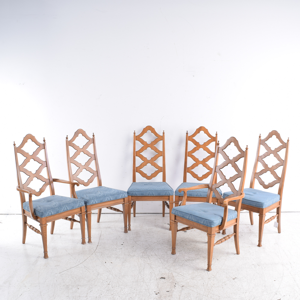 Set of French Provincial Style Dining Chairs