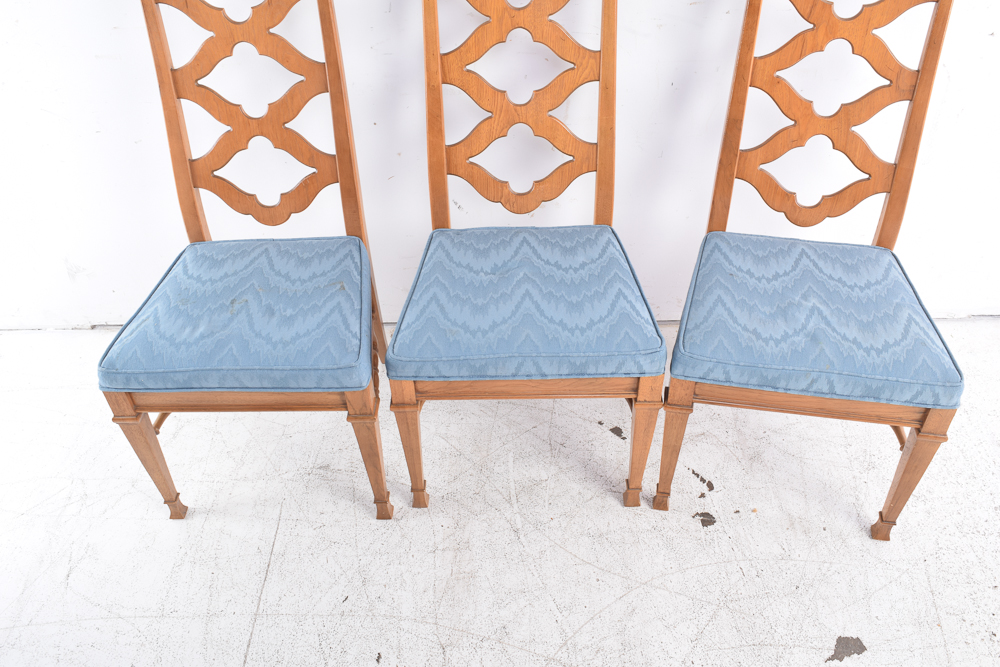 Set of French Provincial Style Dining Chairs