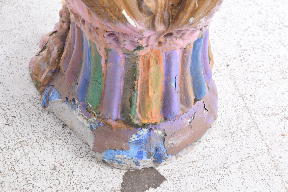 Vintage Painted Angel Statues