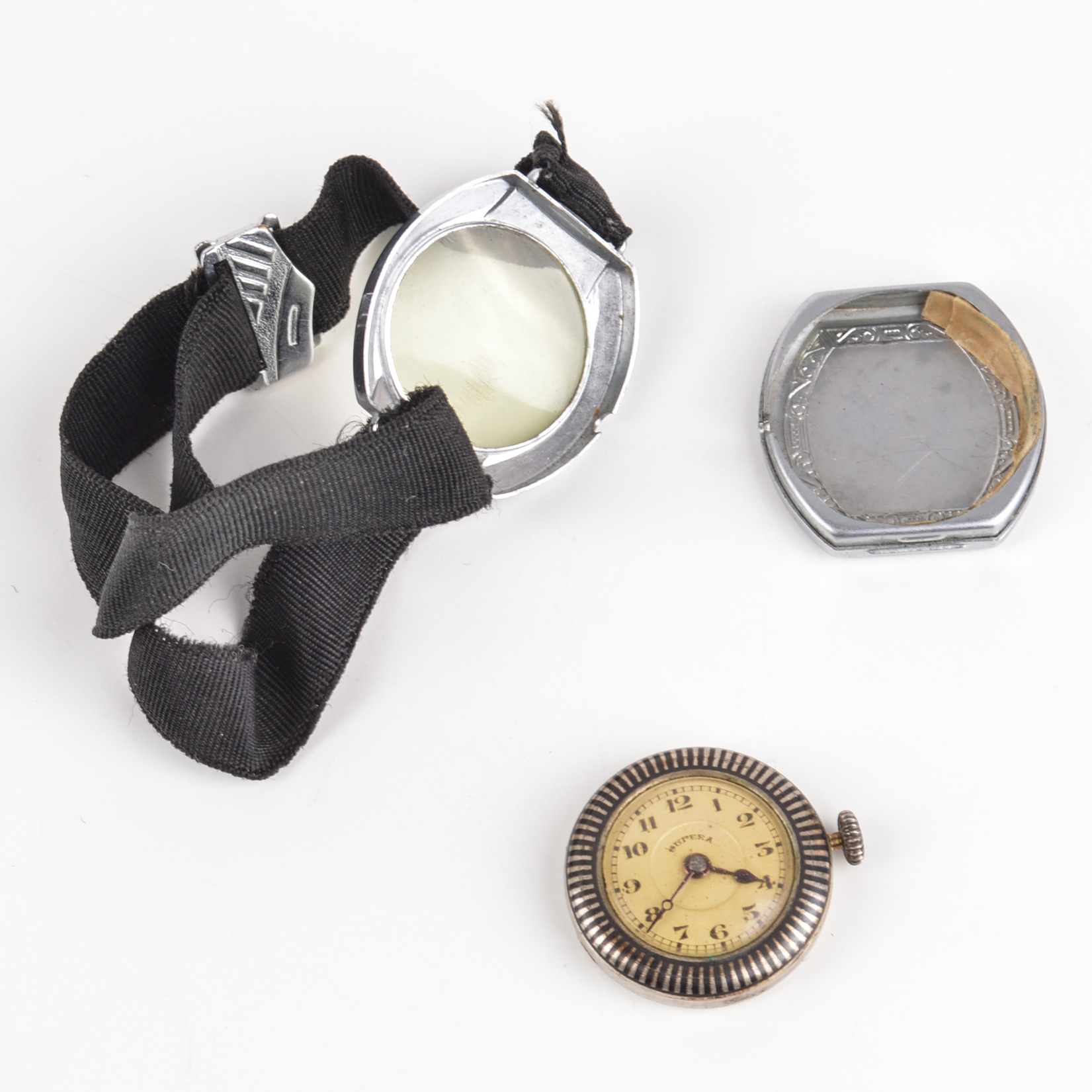 Vintage Russian Watch With Removable 875 Silver Watch