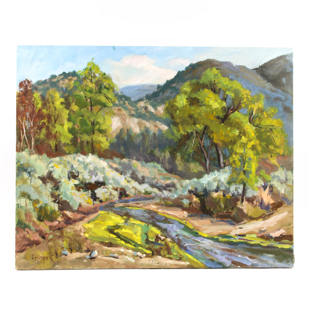 Original Landscape Oil Painting by Ed Hummer