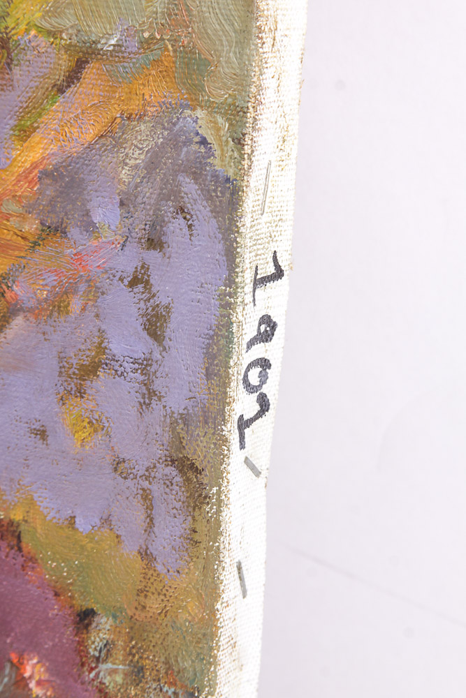 Judge Ed Hummer Oil Painting on Canvas "Mountain Farm"