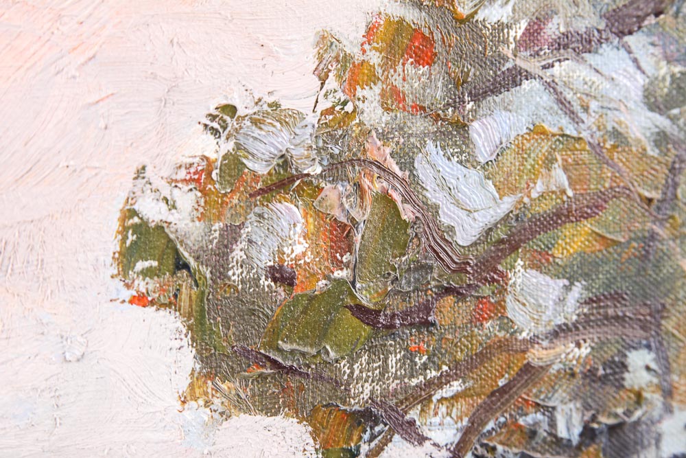 Ed Hummer Oil Painting on Canvas "New Mexico Spring"