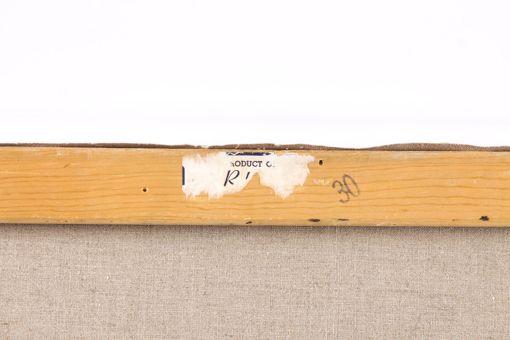 Judge Ed Hummer Oil Painting on Canvas "River Rock Steps"