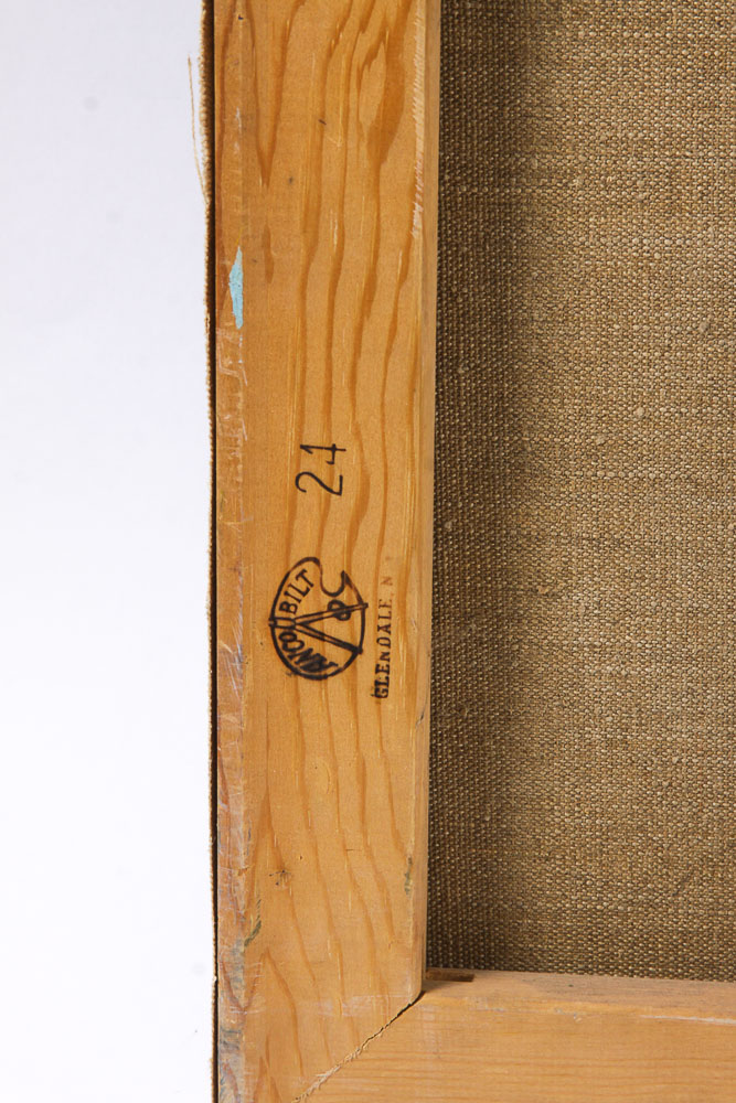 Judge Ed Hummer Oil Painting on Canvas "Empty Wagon"