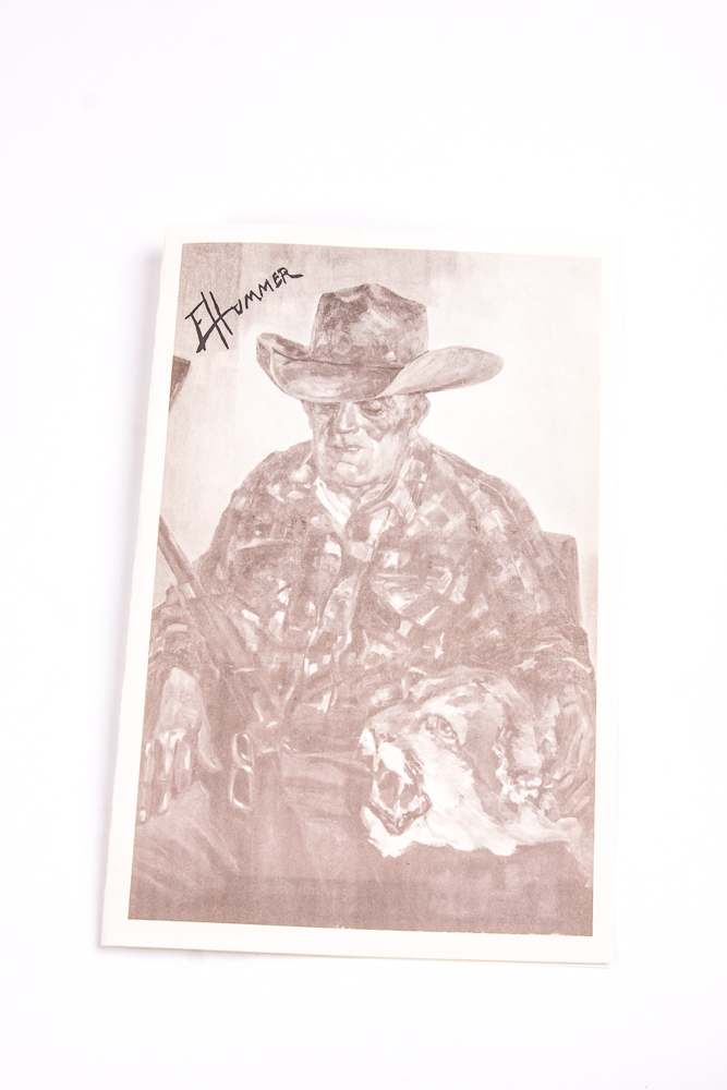 Judge Ed Hummer Oil Painting on Canvas "Going for a Drink"