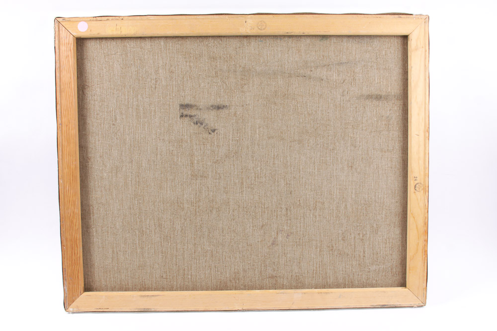 Judge Ed Hummer Oil Painting on Canvas "Navajo Hogan"