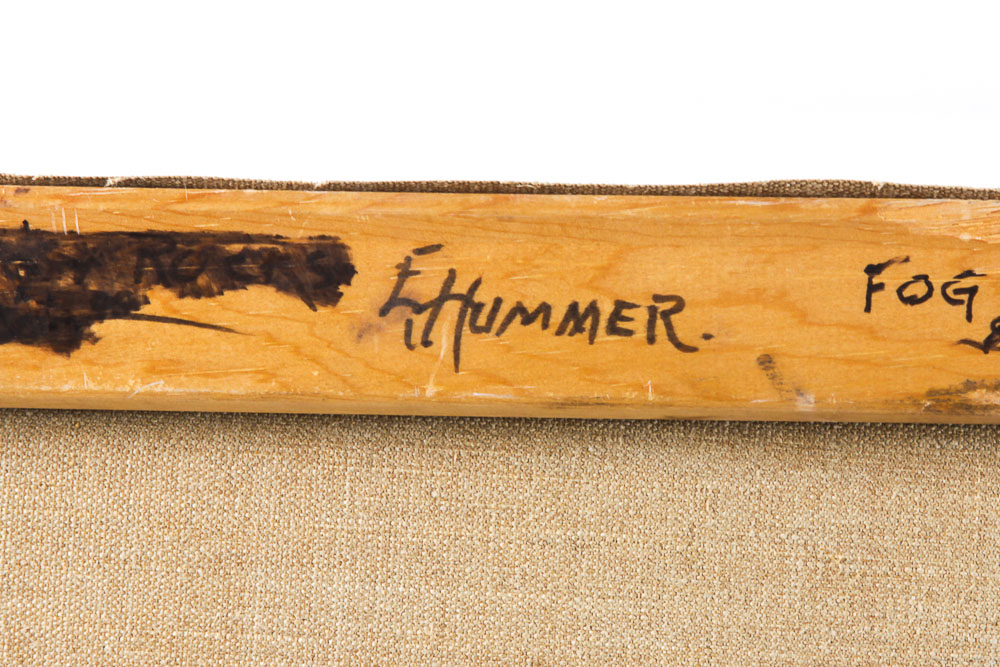 Judge Ed Hummer Oil Painting on Canvas "Fog and Surf"