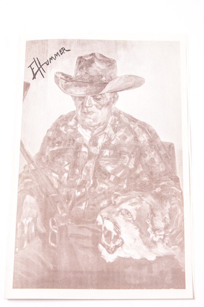 Judge Ed Hummer Oil Painting on Canvas "French Trapper"