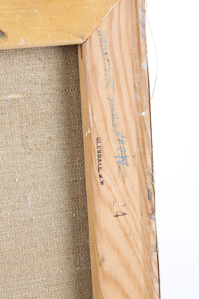 Judge Ed Hummer Oil Painting on Canvas "French Trapper"