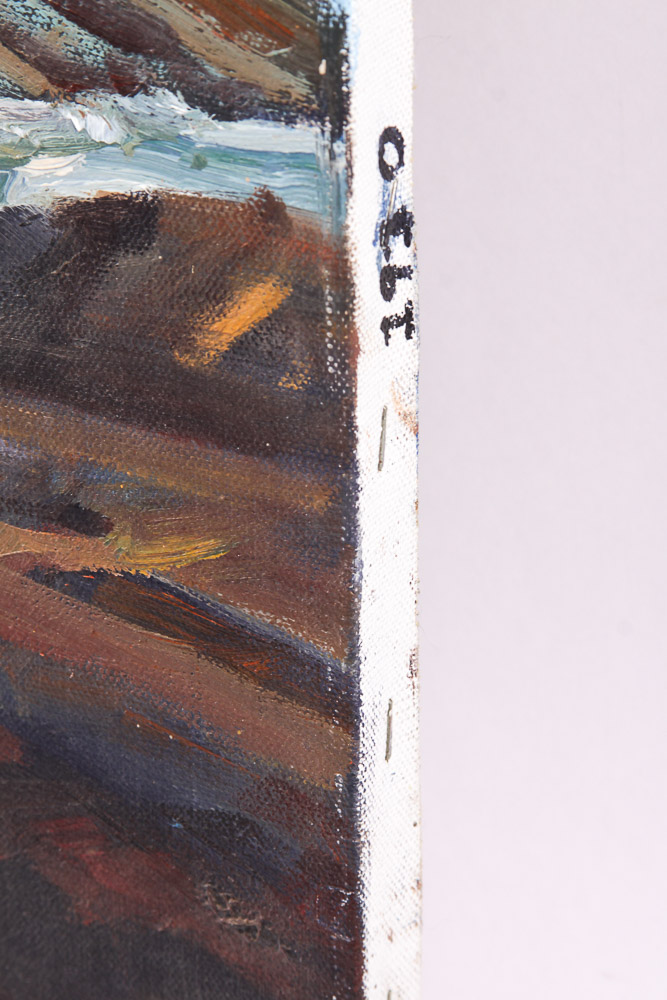 Judge Ed Hummer Oil Painting on Canvas "Maine Surf I"