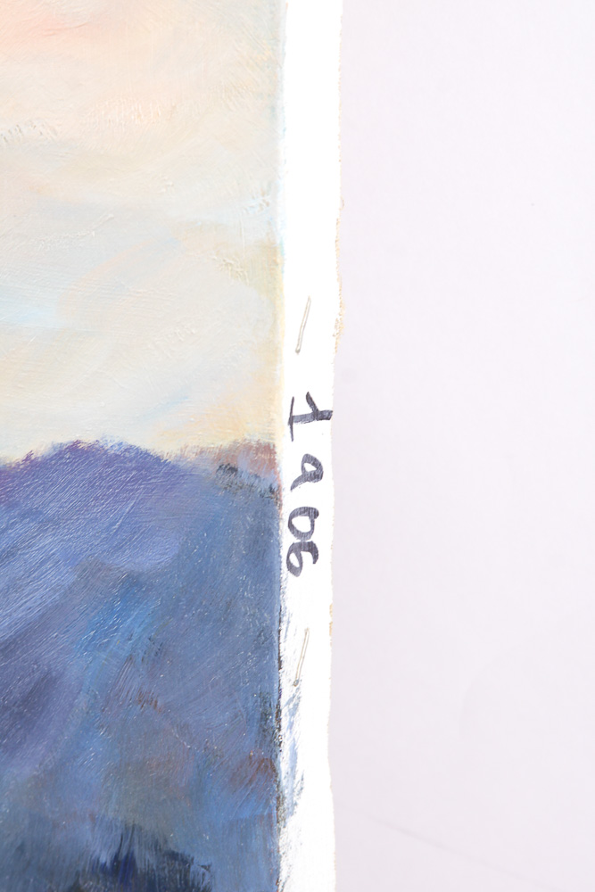 Judge Ed Hummer Oil Painting on Canvas "Picnic Spot"