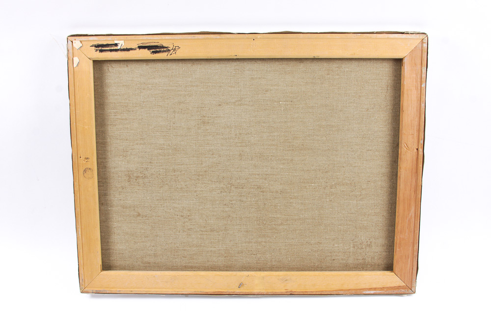 Judge Ed Hummer Oil Painting on Canvas "Rocky Outcrop"