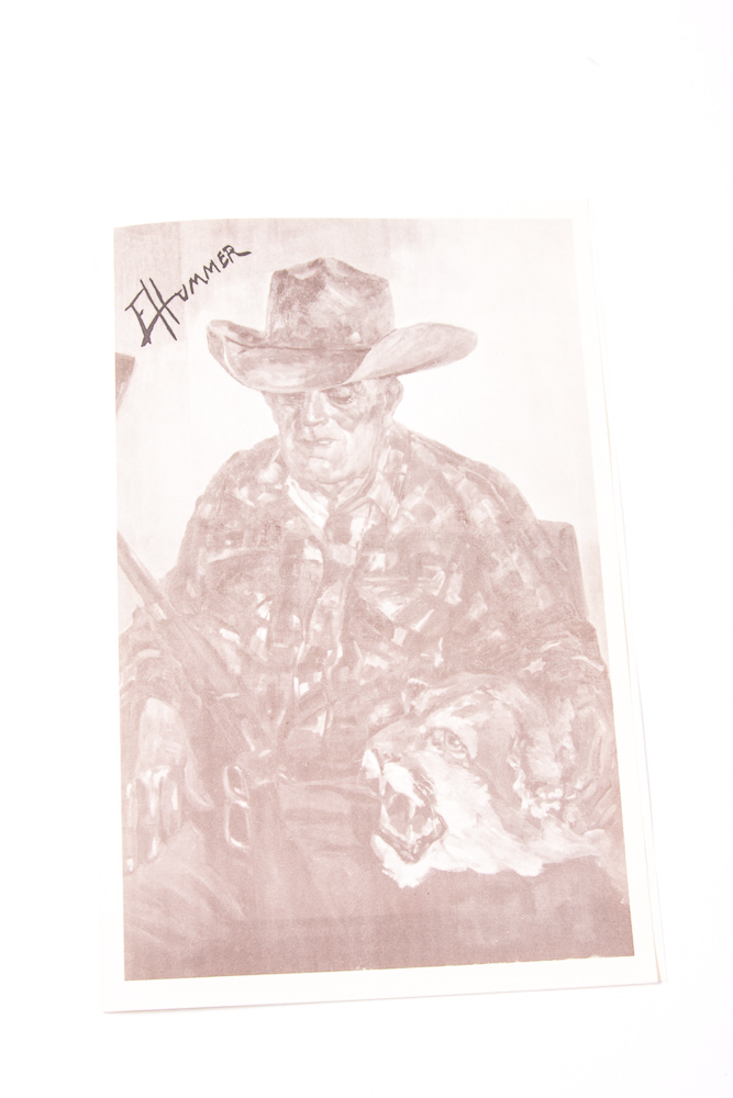 Judge Ed Hummer Oil Painting on Canvas of Wooded Scene