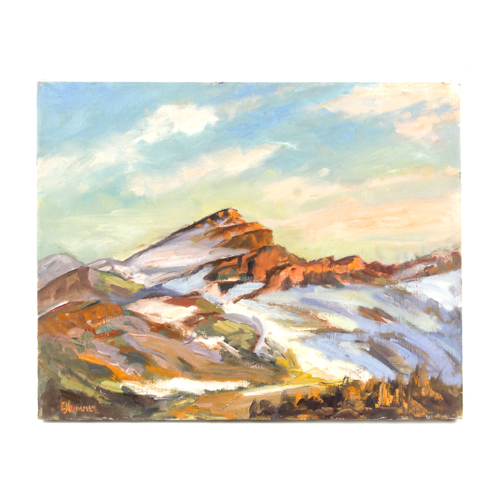 Ed Hummer Oil Painting "High Country II"