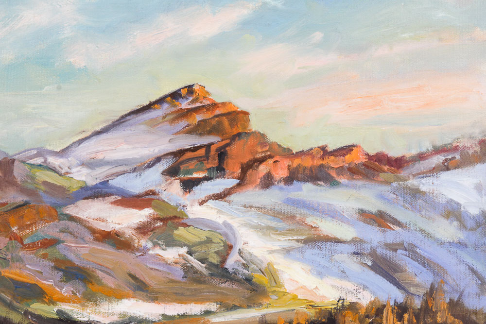 Ed Hummer Oil Painting "High Country II"