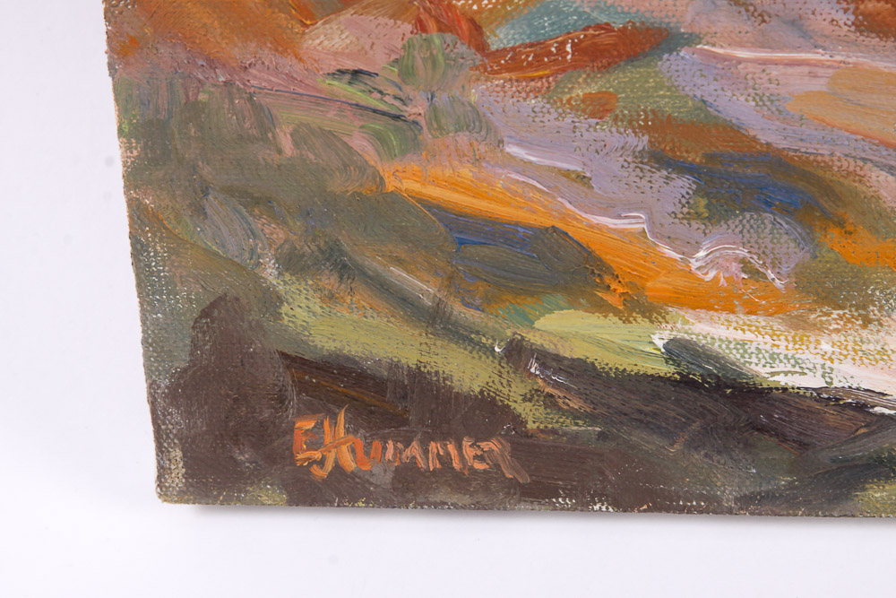 Ed Hummer Oil Painting "High Country II"