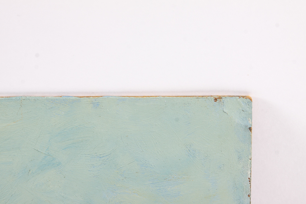 Ed Hummer Oil Painting on Board "House in the Woods"