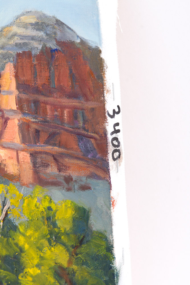 Ed Hummer Oil Painting "Desert Pillar"